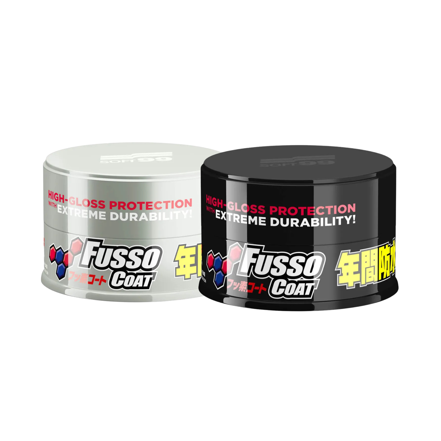 Soft99 Fusso Coat 12 Months Wax - 200g (Autowachs mit Schwammapplikator)