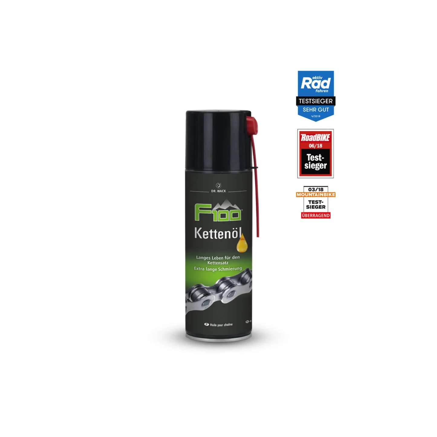 Dr. Wack F100 Fahrrad Kettenöl Spray – High-End Kettenschmierung - 300ml
