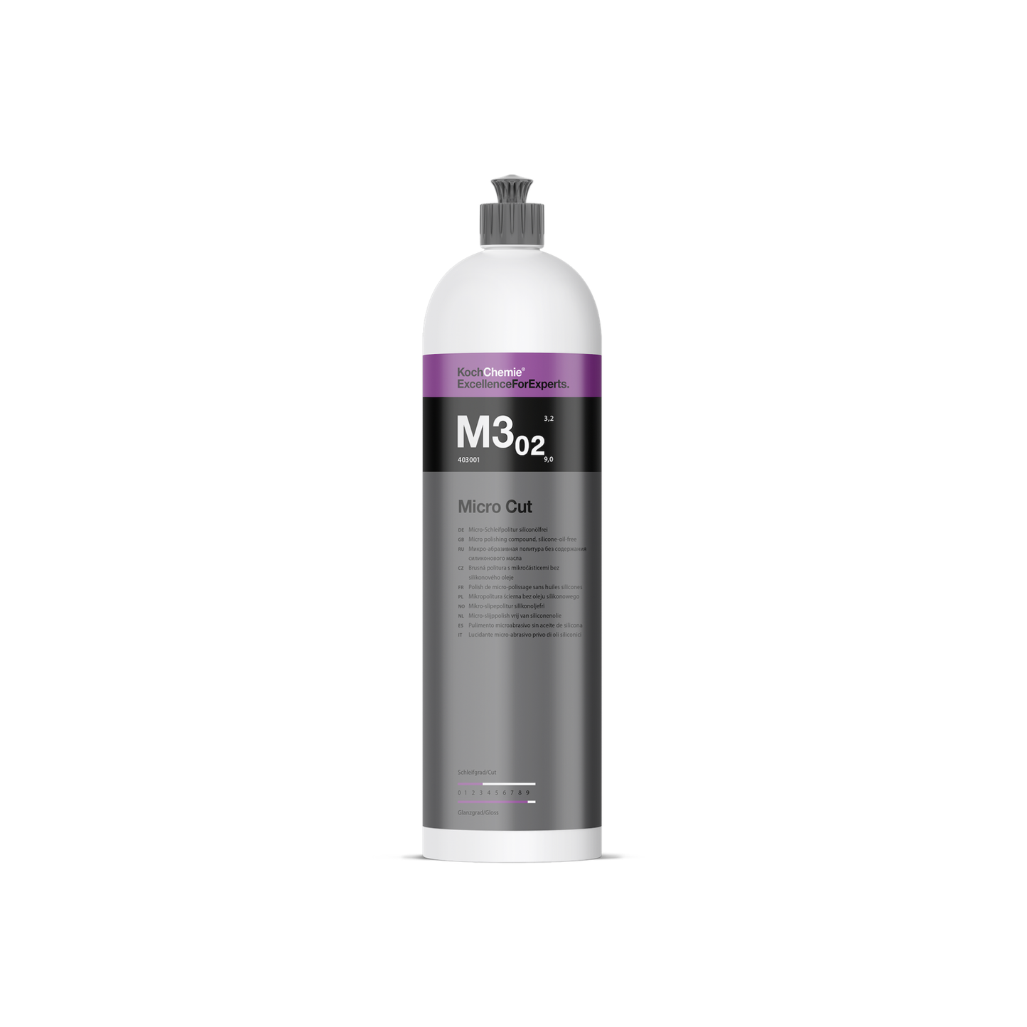 Koch Chemie Micro Cut M3.02 – 250ml - Das Finish-Genie (siliconölfrei)