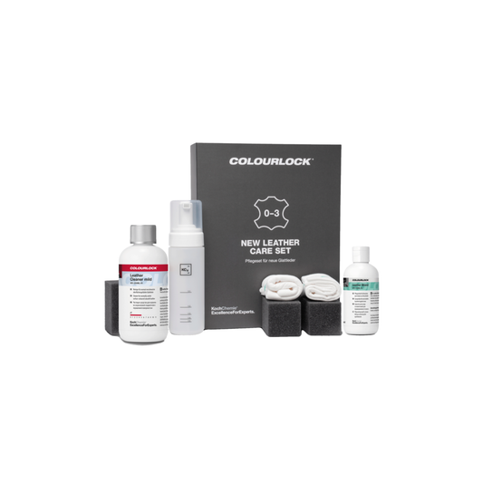 COLOURLOCK New Leather Care Set - Pflegeset für Glattleder (von 0-3 Fahrzeugjahre)