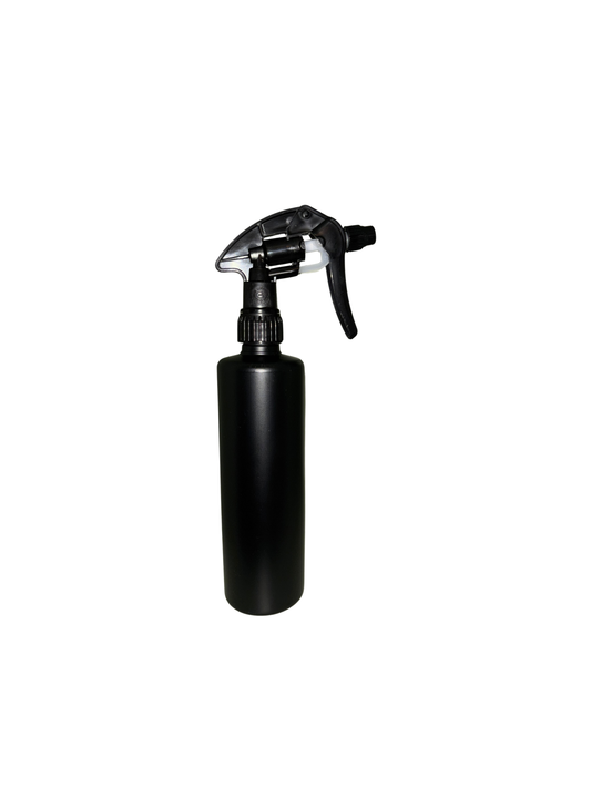 Profi-Sprühflaschen 500ml HDPE + Canyon CHS-3A Trigger (schwarz matt/schwarz) -260mm Schaft