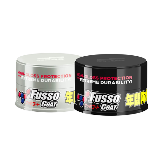 Soft99 Fusso Coat 12 Months Wax - 200g (Autowachs mit Schwammapplikator)